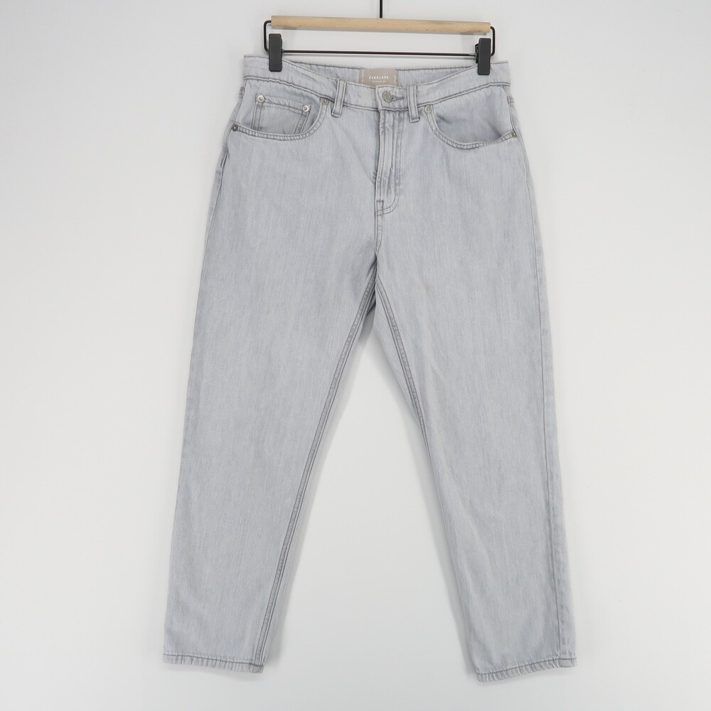 Everlane The Summer Jean Womens 28 Regular Gray 100% Cotton Denim